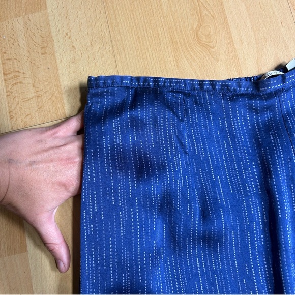 Anne Klein Vintage Silk Bow Leg Pull On Pant Lg Winter Holiday - Picture 3 of 9